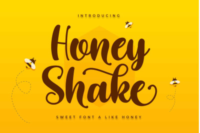 Honey Shake -sweet font
