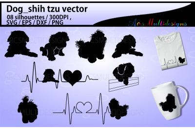 Shih Tzu SVG silhouette