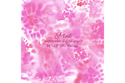 Pink background Watercolor stain wash texture