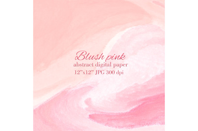 Blush pink and Peach abstract pattern design background