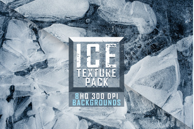 Ice Pack - 8 HQ Frozen Textures, Winter Backgrounds