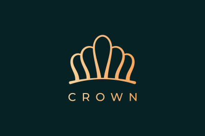 crown logo with luxury and modern style