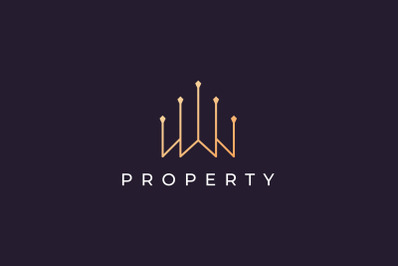 classy real estate logo template