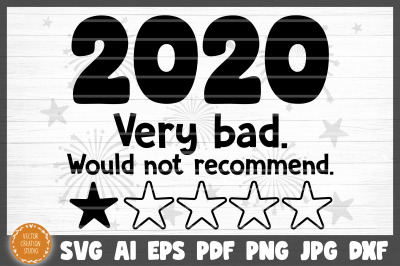 New Year Review SVG Cut File