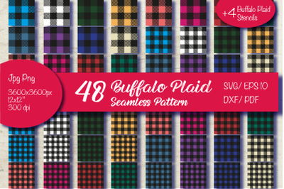 Buffalo Plaid SVG Bundle&2C; Buffalo Plaid Digital Buffalo Plaid Backgrou