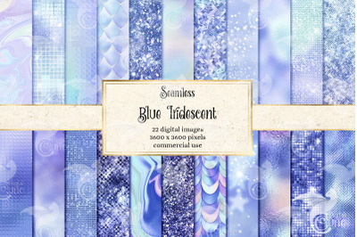 Blue Iridescent Textures