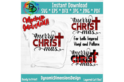 Merry Christ Mas SVG Cut File&2C; Christmas Svg&2C; Jeuss Svg&2C; Christ Svg&2C; B