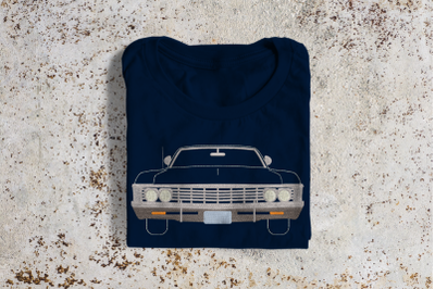 Classic Muscle Car | Embroidery