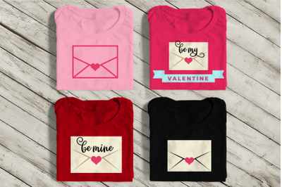 Valentine&#039;s Day Envelope | SVG | PNG | DXF | EPS