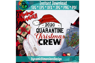 Quarantine Christmas Crew SVG File&2C; Group Christmas Svg&2C; Cut File. Cri