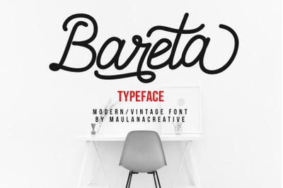 Bareta Vintage Modern Font