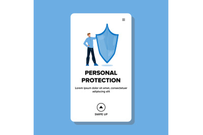 Personal Protection And Life Guard Safe Vector