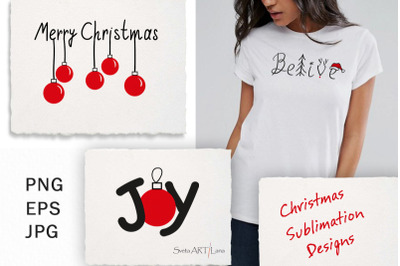 Christmas Sublimation Designs Downloads Png Eps