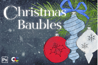 Customizable Christmas Baubles