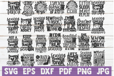 Sewing SVG Bundle | Knitting SVG Cut Files