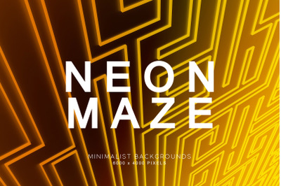 Neon Maze Backgrounds
