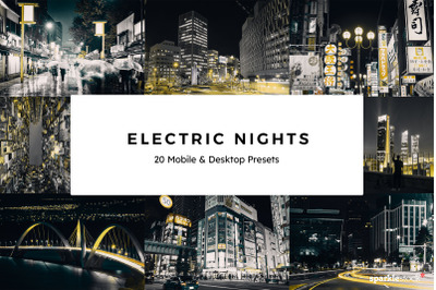 20  Electric Nights LR Presets