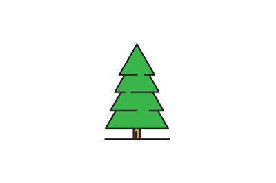 Tree Christmas Icon