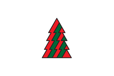 Stripes Cypress Christmas Icon