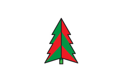 Mottle Tree Christmas Icon