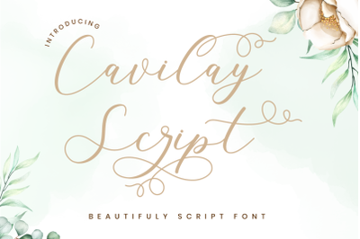 Cavilay Script - Wedding Font