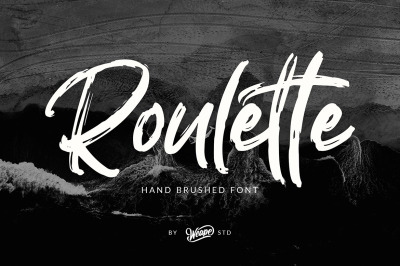 Roulette - Hand Brushed Font