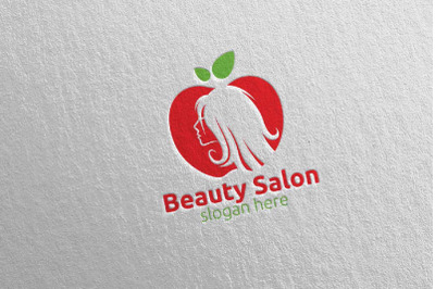 Apple Beauty Salon Logo 12