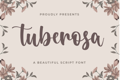 Tuberosa a Beauty Script Font