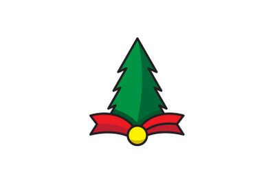 Pin Tree Christmas Icon