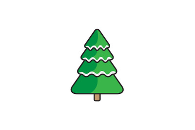 Frosty Tree Christmas Icon