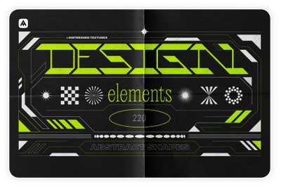 Abstract design elements collection