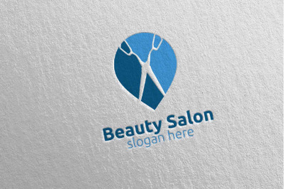 Pin Beauty Salon Logo 29