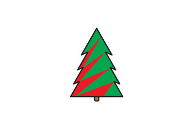 Spikey Shade Tree Christmas Icon