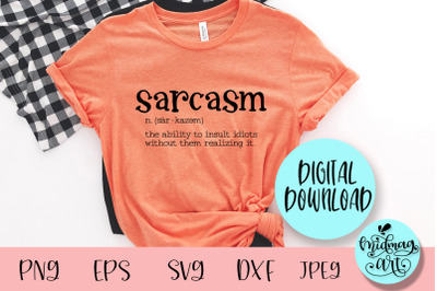 Sarcasm definition svg, funny svg