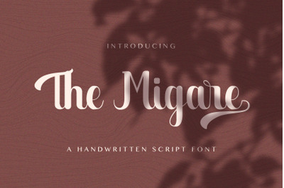 The Migare - Handwritten Font