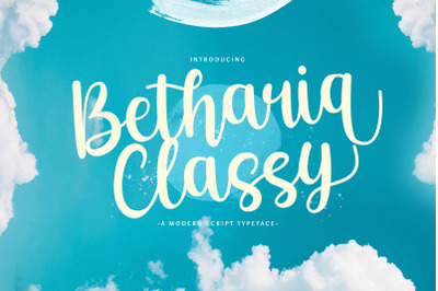 Betharia Classy - Modern Script Font