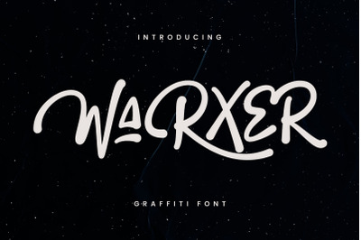 Warxer Graffiti Font