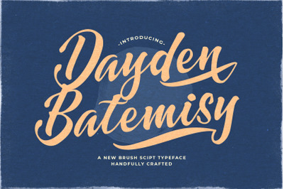 Dayden Batemisy - Brush Script Font