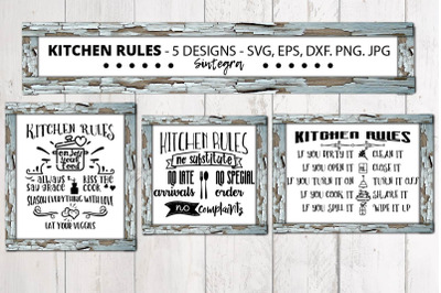 Kitchen Rules Bundle Svg