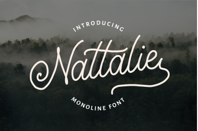 Nattalie Monoline Font