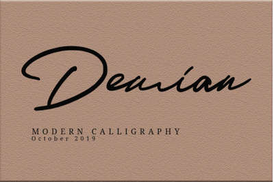 Demian || Modern Script