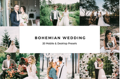 20  Bohemian Wedding LR Presets