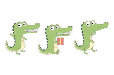 cute crocodile cartoon