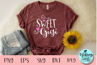 One sweet gigi svg, valentine svg