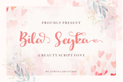 Bila Seyka - Lovely Script Font