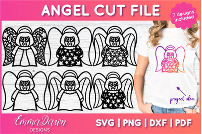 Angel SVG | Zentangle Cut File