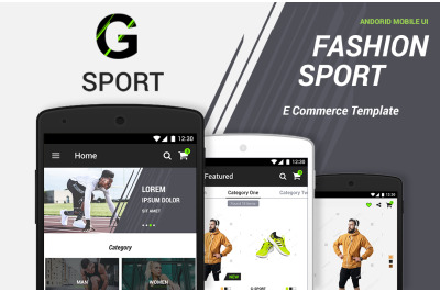 G-Sport | Fashion Ecommerce UI Kit