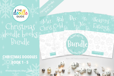Christmas Doodle Book BUNDLE