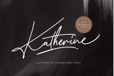 Katherine Script (+Premade Logo)