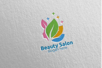 Natural Beauty Salon Logo 44